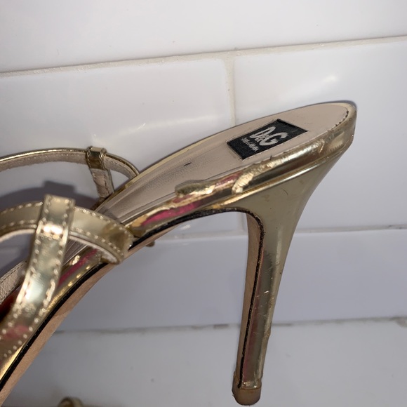 Dolce & Gabbana Shoes Dolce Gabbana Dg Gold Heels Made In Italy